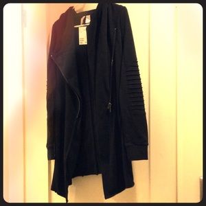 ASOS motto zip hoodie