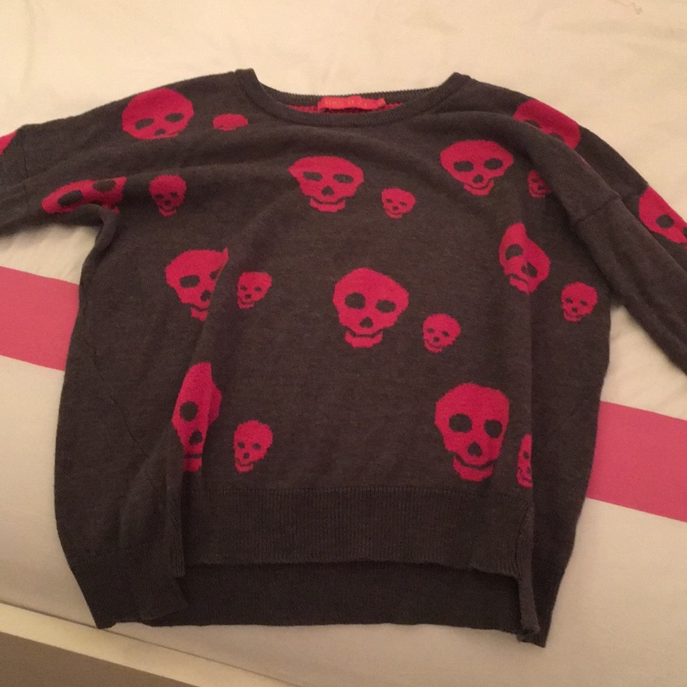 REDUCED!!!!! PINK AND GRAY SWEATER