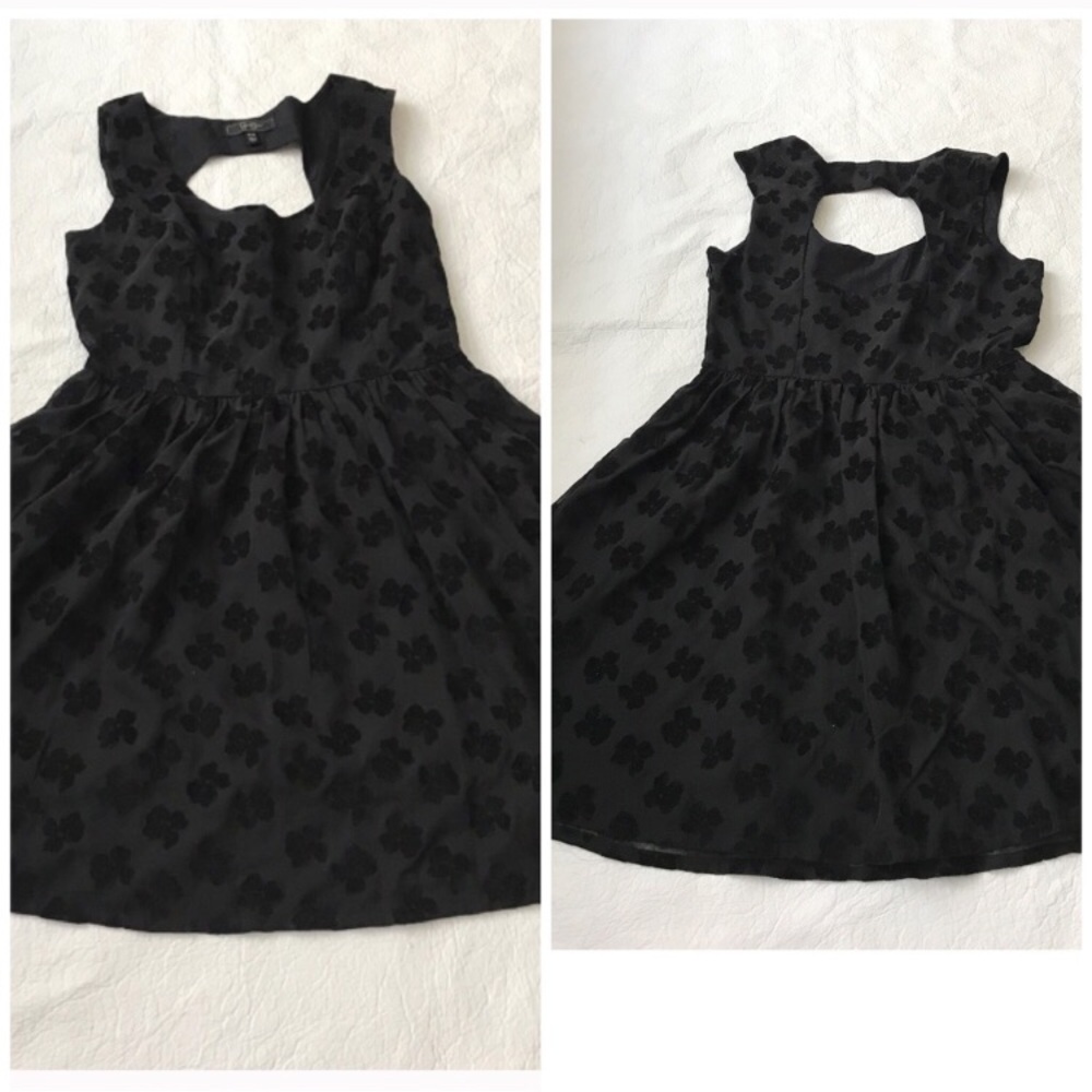Jessica Simpson Black Floral Dress