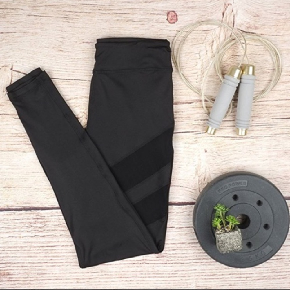 New Mesh Sexy Black Leggings - Picture 2 of 5