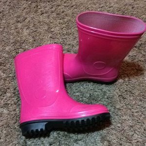 Girls sz 11 pink rain boots