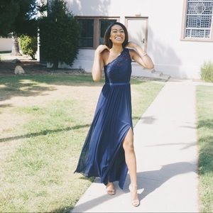 David’s Bridal Royal Blue Dress
