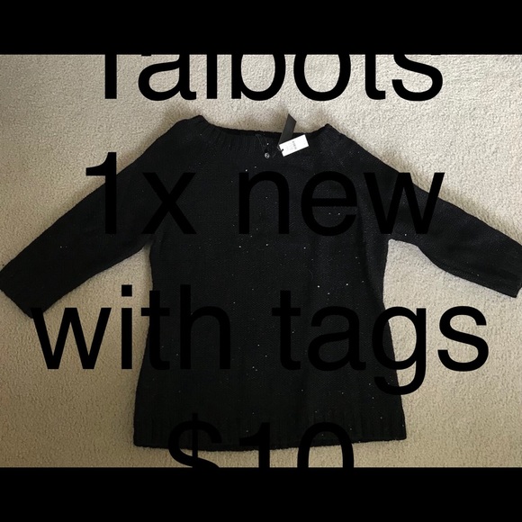 Talbots Sweaters - Talbots sequin Sweater NWT 1X