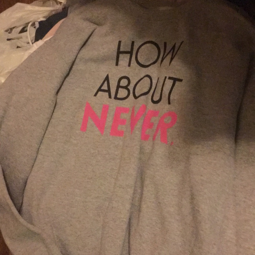 How about never crew neck