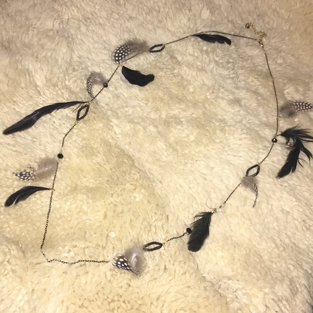 Feather necklace