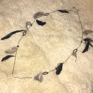 Feather necklace