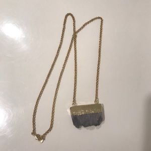Purple Geode necklace