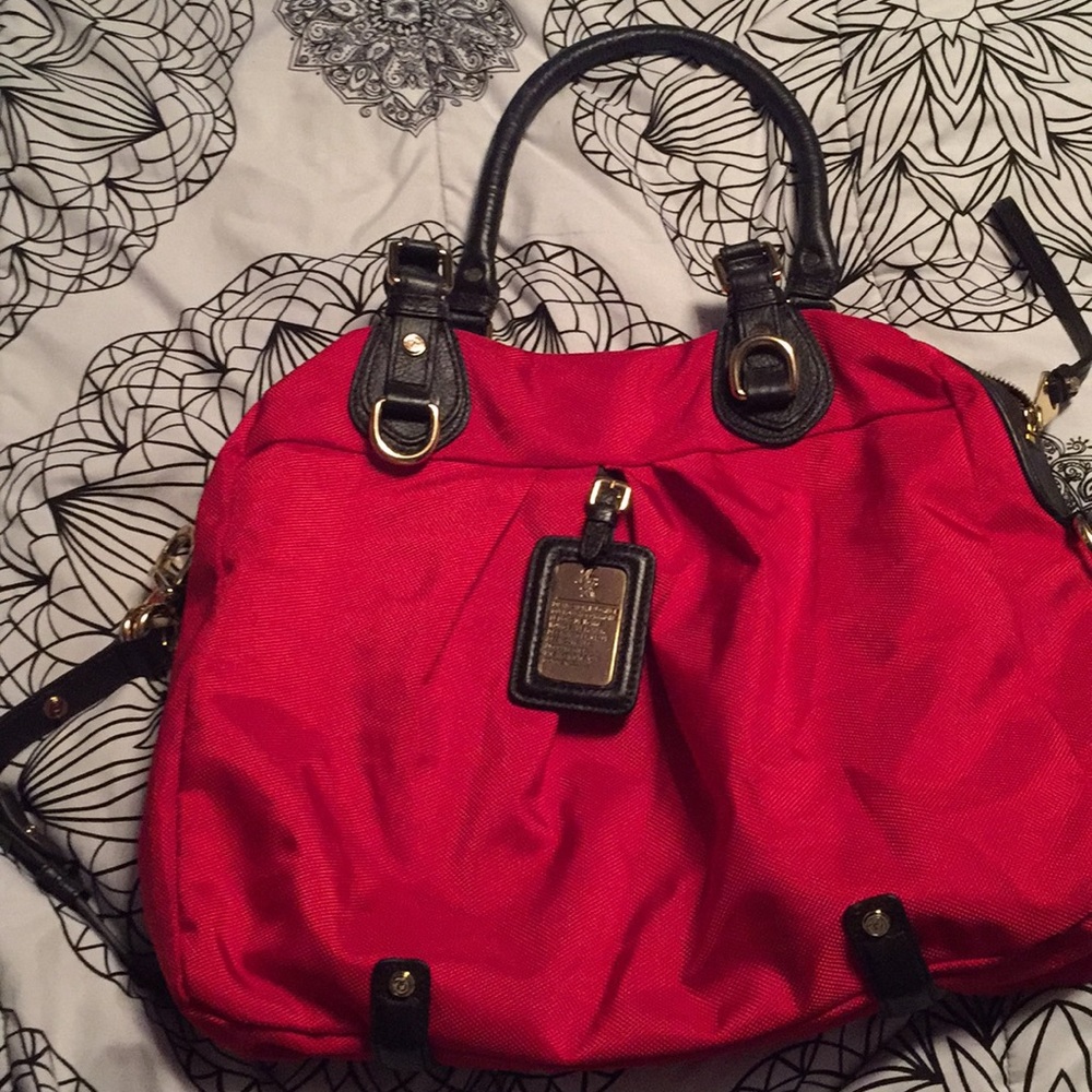 JPK Red Slouchy Hobo shoulder bag