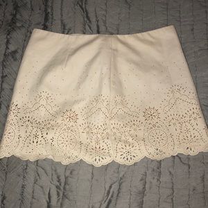 Leather skirt size S