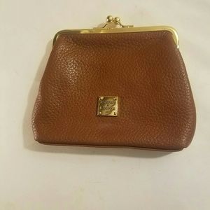 Dooney and bourke leather wallet coin purse