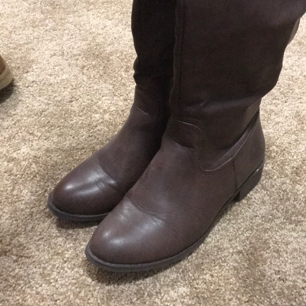 Bucco Over-the-Knee Brown Boots