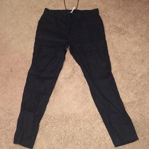Loft Black Linen Pants