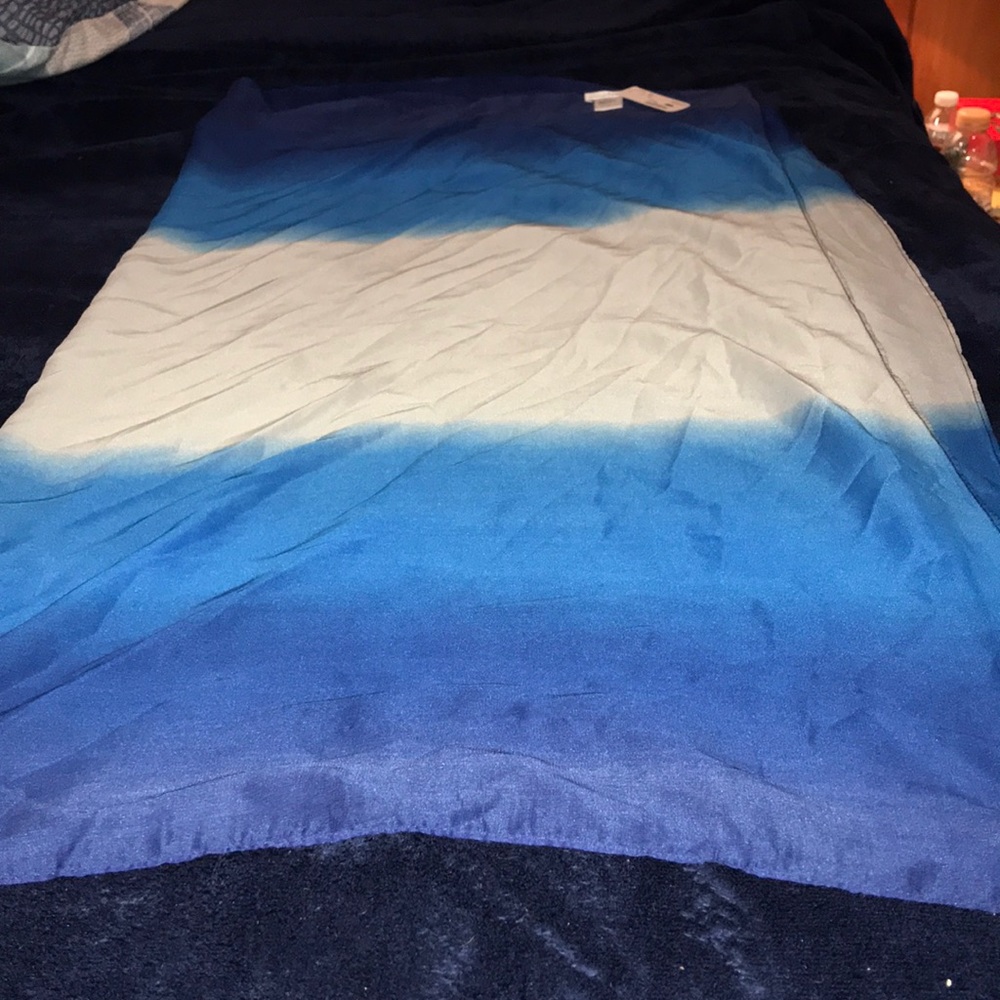 Ombre silky scarf