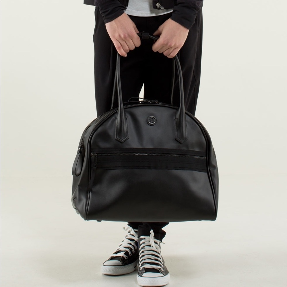 Lululemon sweat once a day gym bag