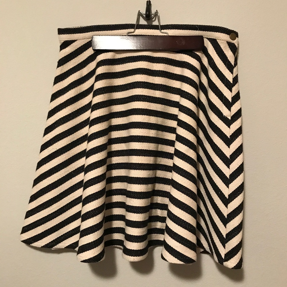Greylin Stripeswing Skirt