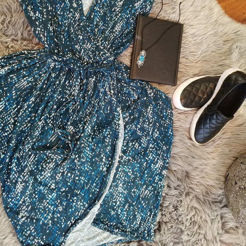 Armani Exchange High Low Dress