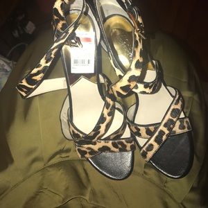 New Michael Kors real Leopard heels