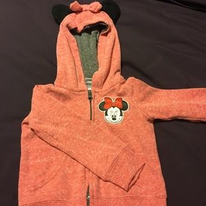 Minnie Mouse Zip Up