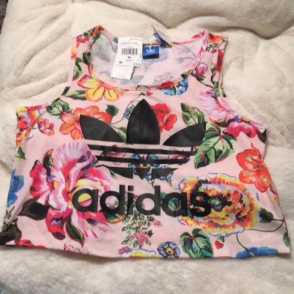 adidas Tops - Adidas floral tank