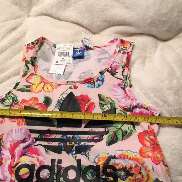 Adidas floral tank - Picture 2 of 5
