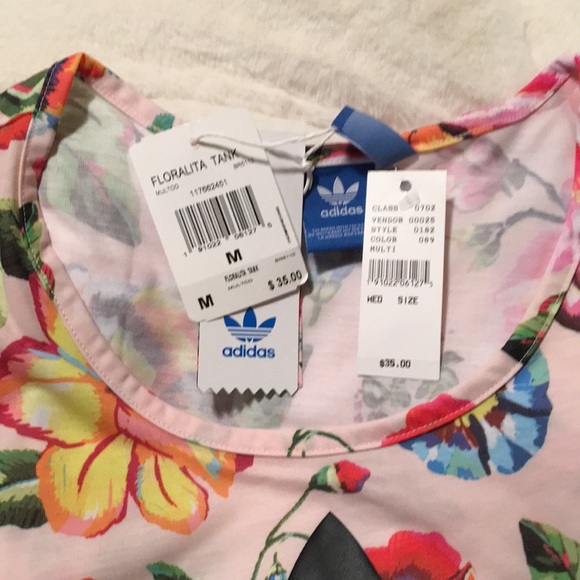Adidas floral tank - Picture 4 of 5