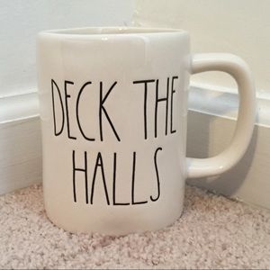 Rae Dunn DECK THE HALLS Coffee Mug