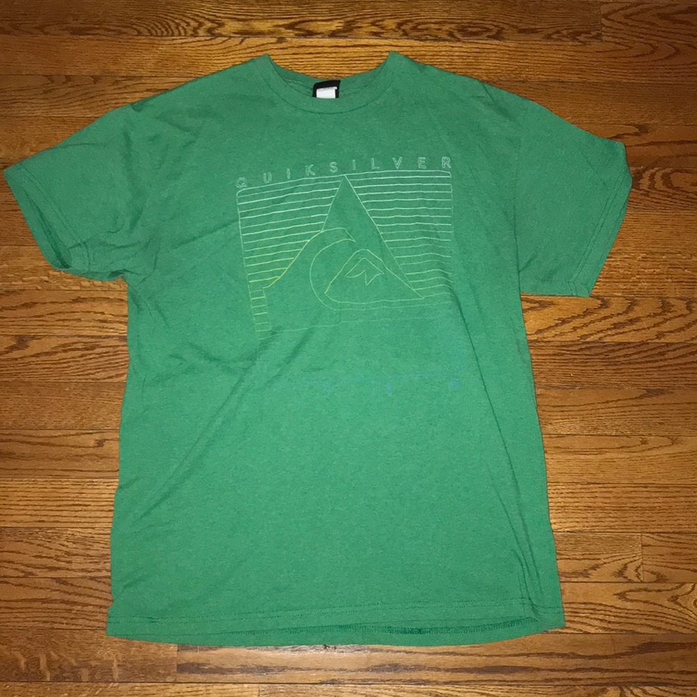 Men’s green quicksilver shirt size large