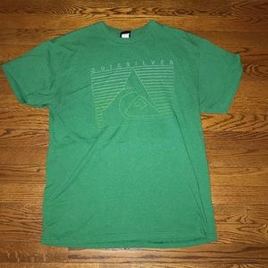 Men’s green quicksilver shirt size large