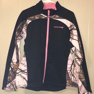 Black and pink camo jacket