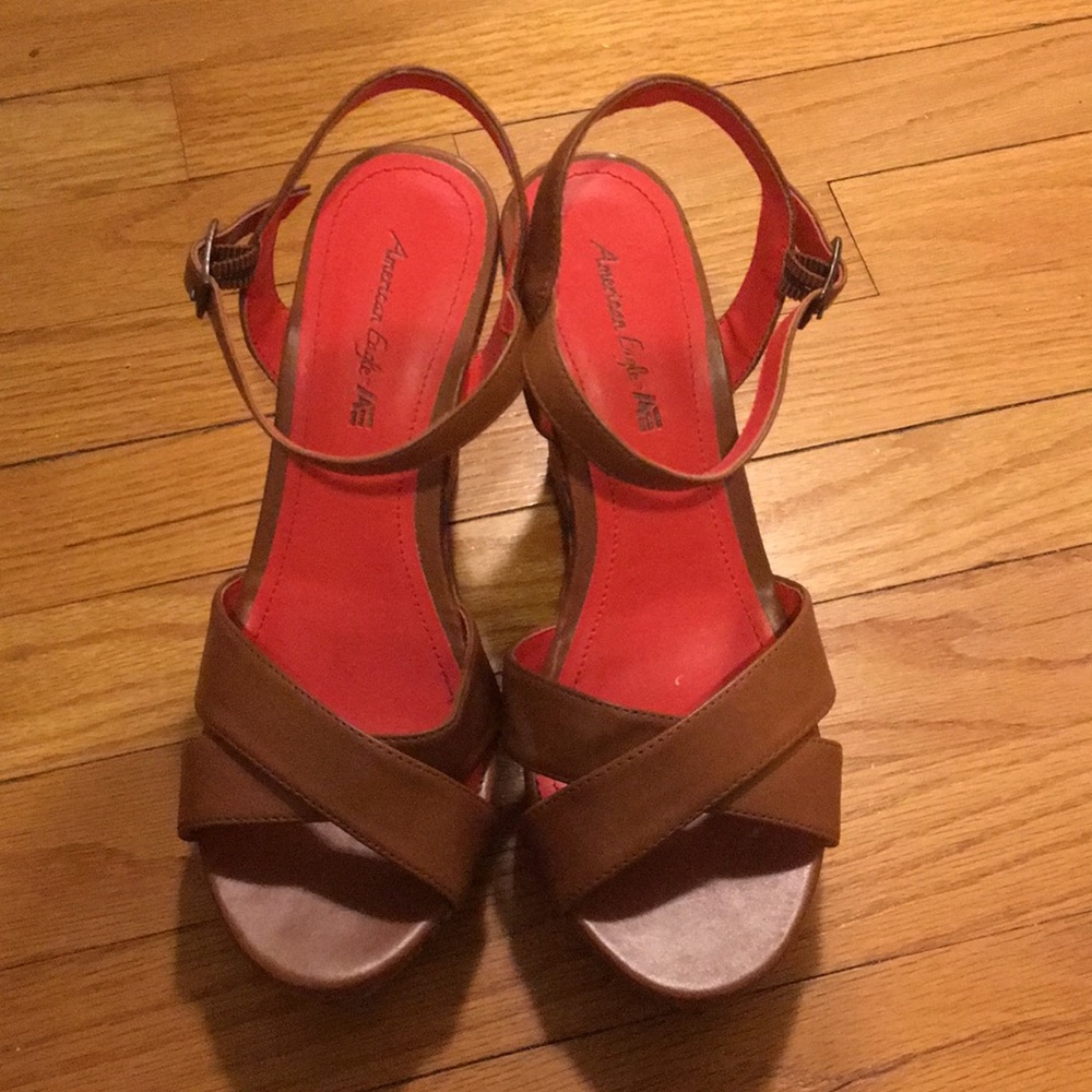 AE American Eagle Wedge Sandles