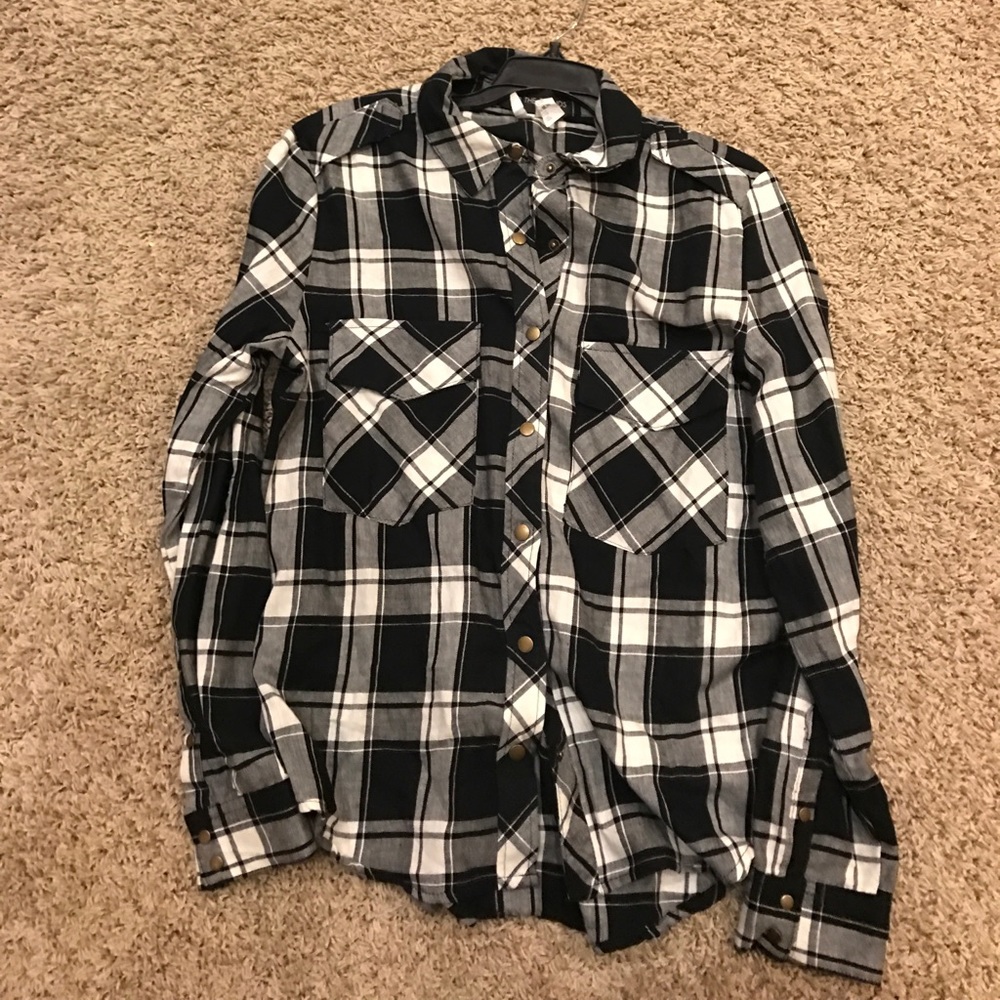 Black & White Flannel