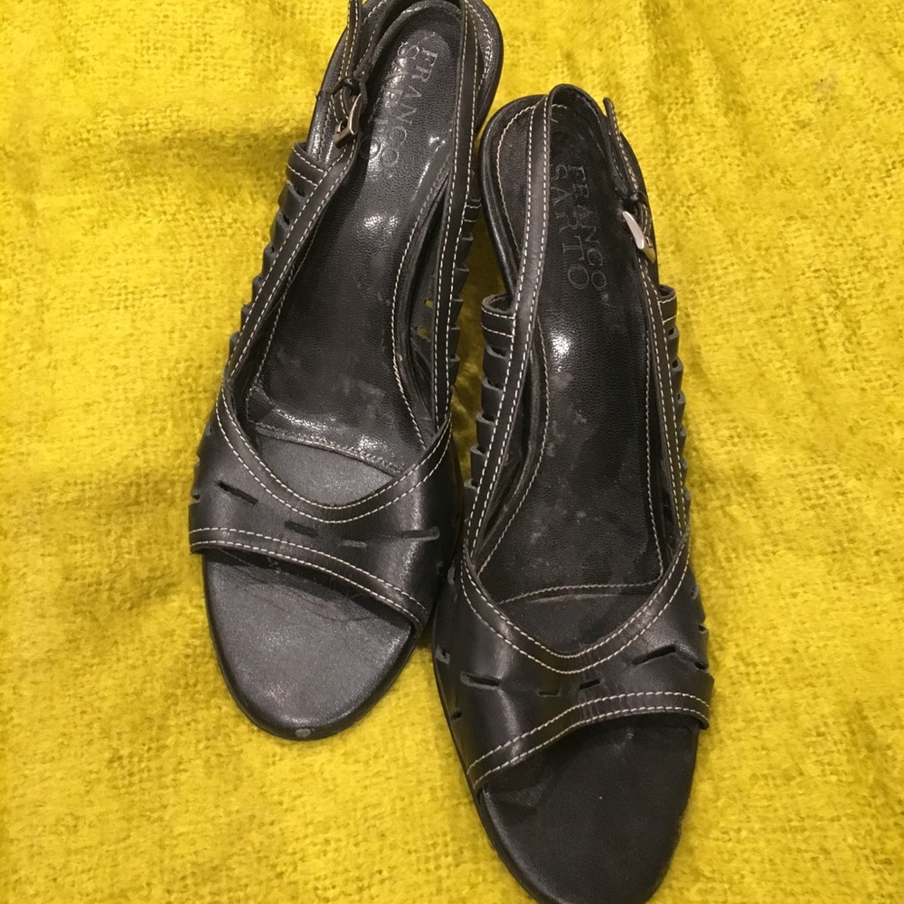 Black low heels