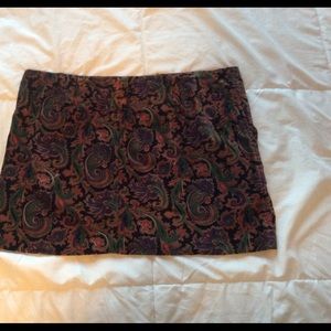 Dark paisley skirt