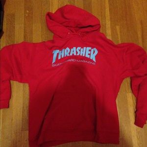 Red Thrasher Hoodie
