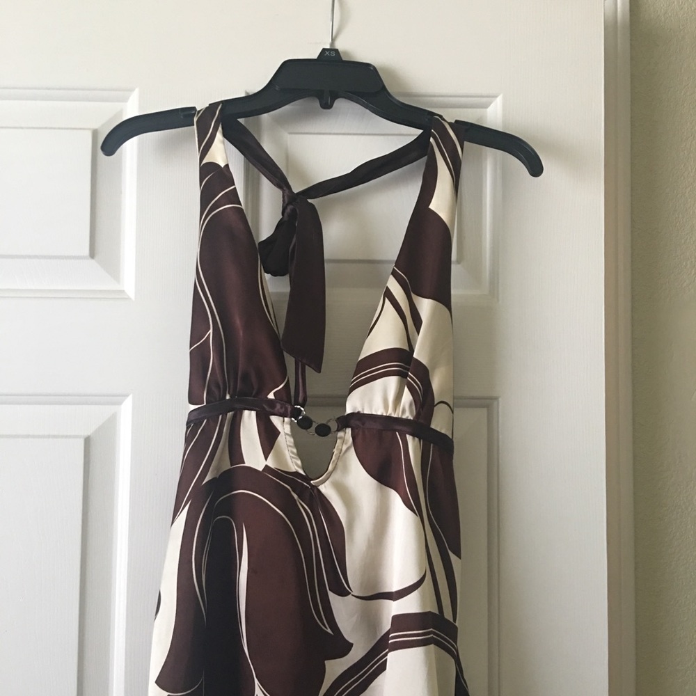 Satin halter top