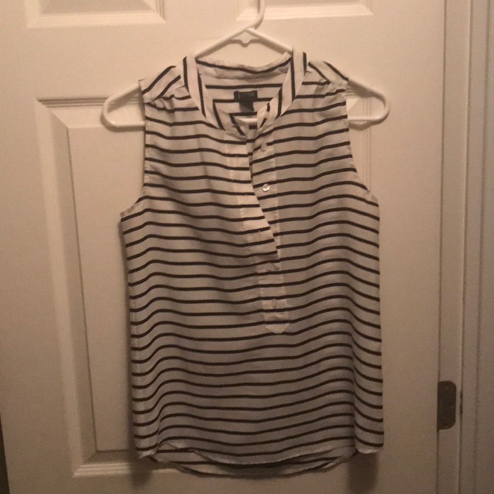 J Crew Stripe blouse