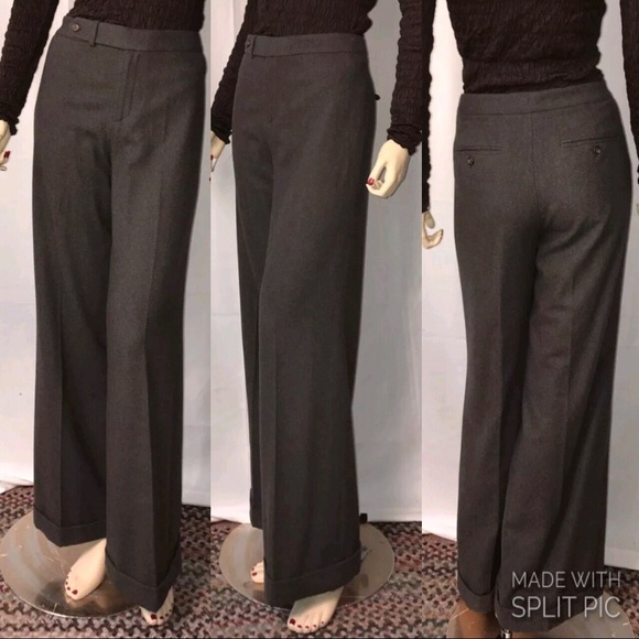 ladies lined wool trousers