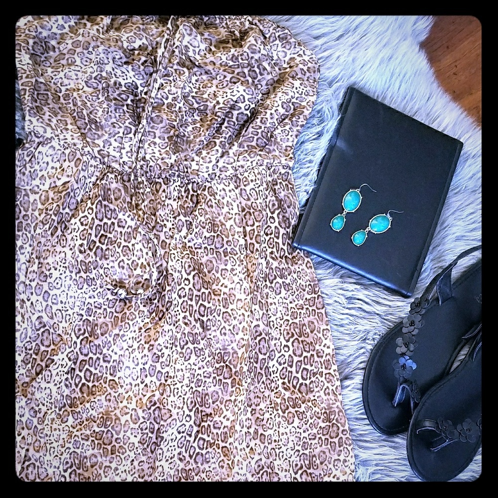 Animal Print Maxi Dress