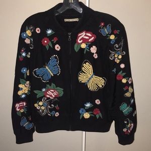 Alice+Olivia Embellished Bomber