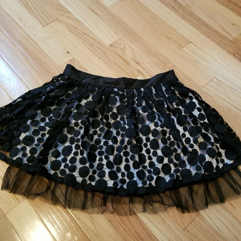 Dotted Mini Skirt