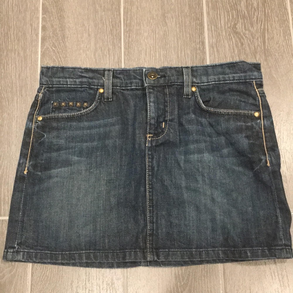 ⚡️FLASH SALE⚡️ JUICYCOUTURE EUC Jean Studded Skirt