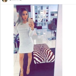 White crochet Michael Kors dress (lightly worn)