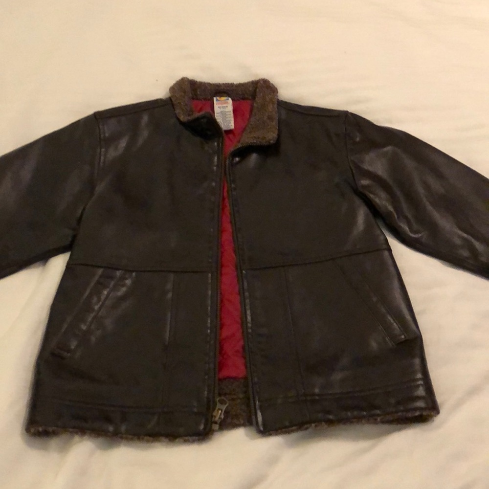 ✨Perfect for Holidays! ✨Gymboree Leather Jacket