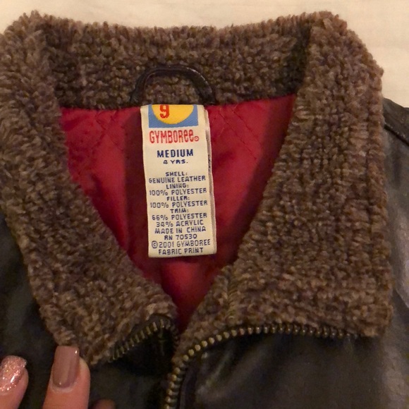 ✨Perfect for Holidays! ✨Gymboree Leather Jacket - Picture 4 of 4