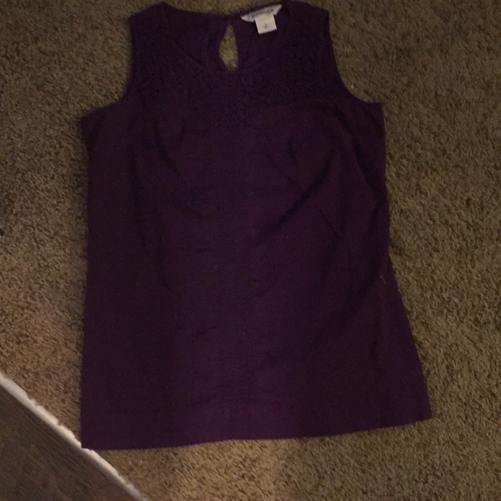 Purple tank