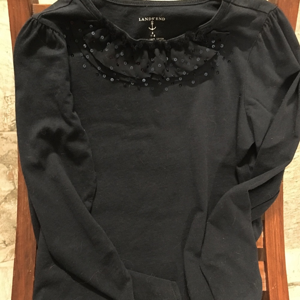 Lands End top girls size 7-8