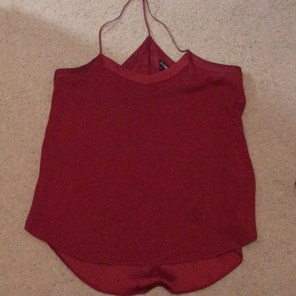 💥SOLD💥Express Burgundy Tank Top