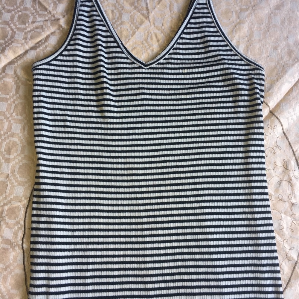 Stripped bodycon dress