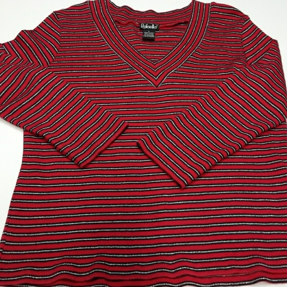 Rafaella Sweater Red Large Holiday Valentine - Picture 5 of 5