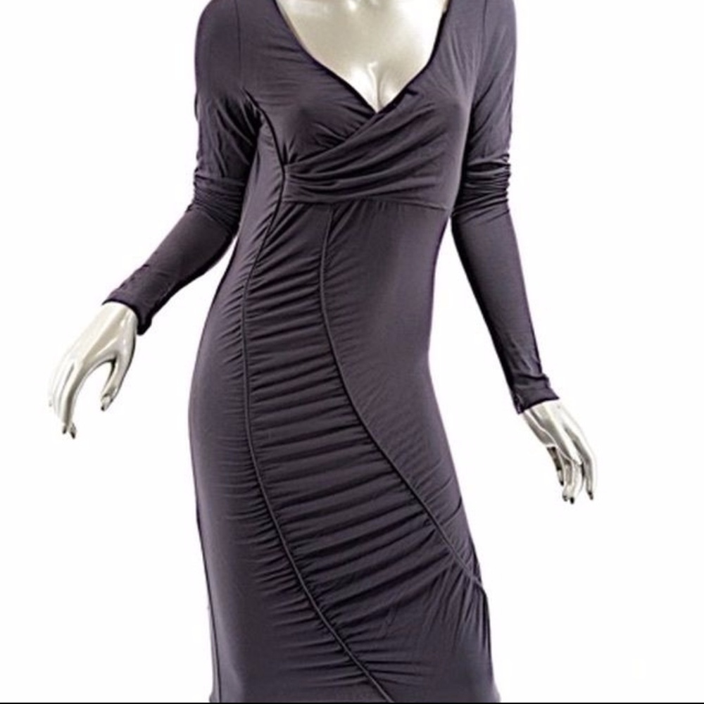 BARNEYS Above Knee, Linen/Spandex Dress- size M